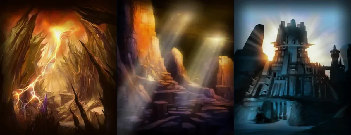 Paladin talent tree paintings from the WoW Forever client