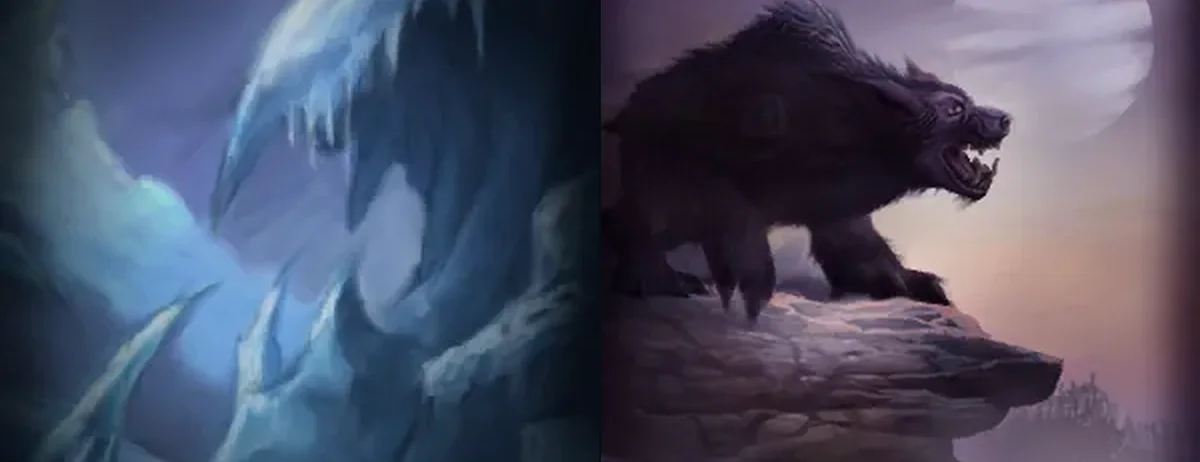 Les peintures des arbres de talents du mage et du druide issues du client de WoW Forever