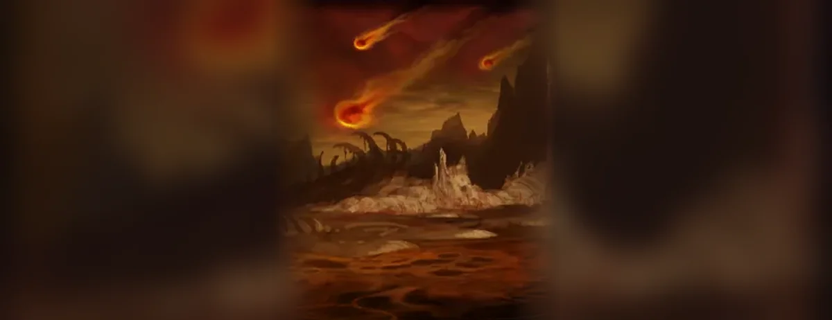 The Warlock Destruction talent tree painting from the WoW Forever client