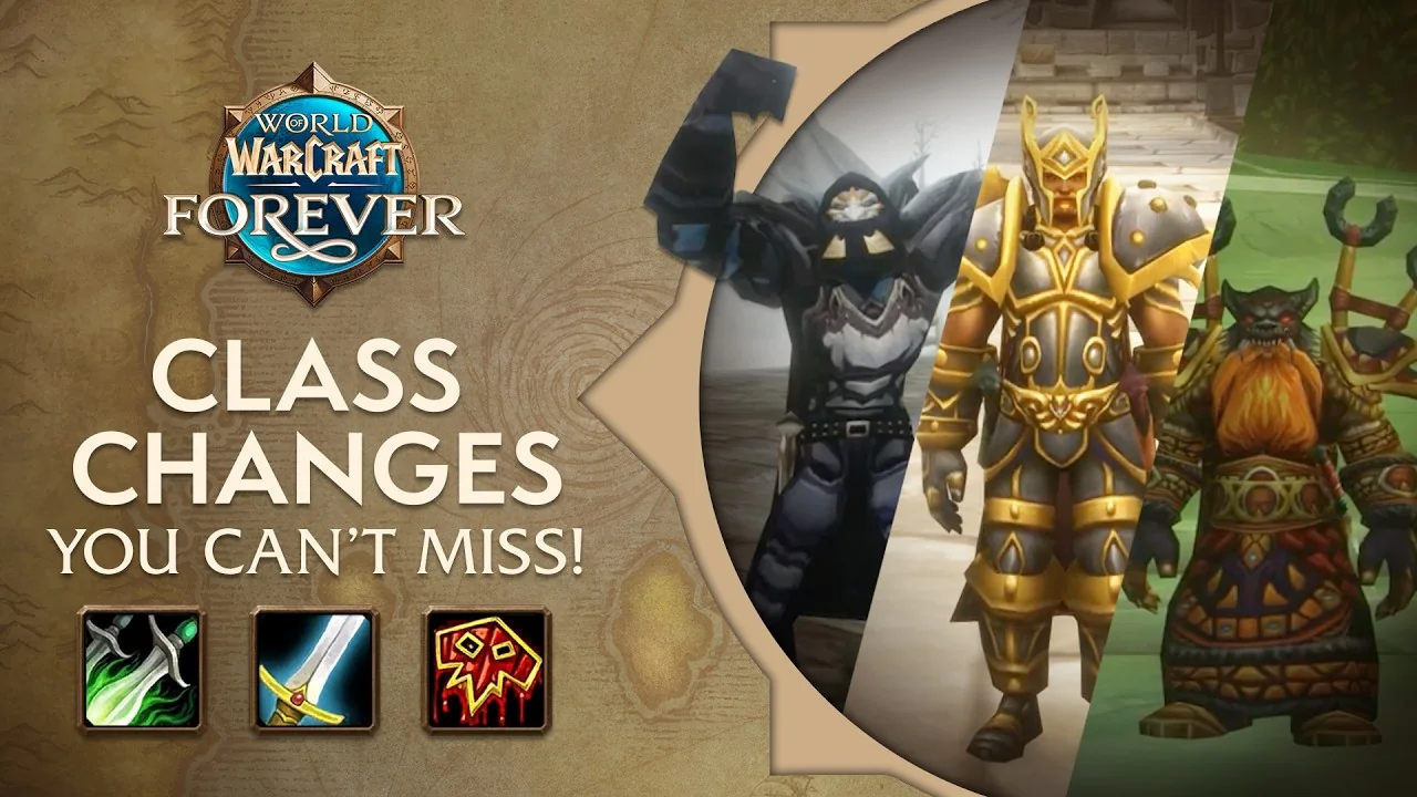 Blizzards Vorschaubild zu seinem Video Class Highlights - Part 1: Krieger, Schamane, Schurke | World of Warcraft: Forever