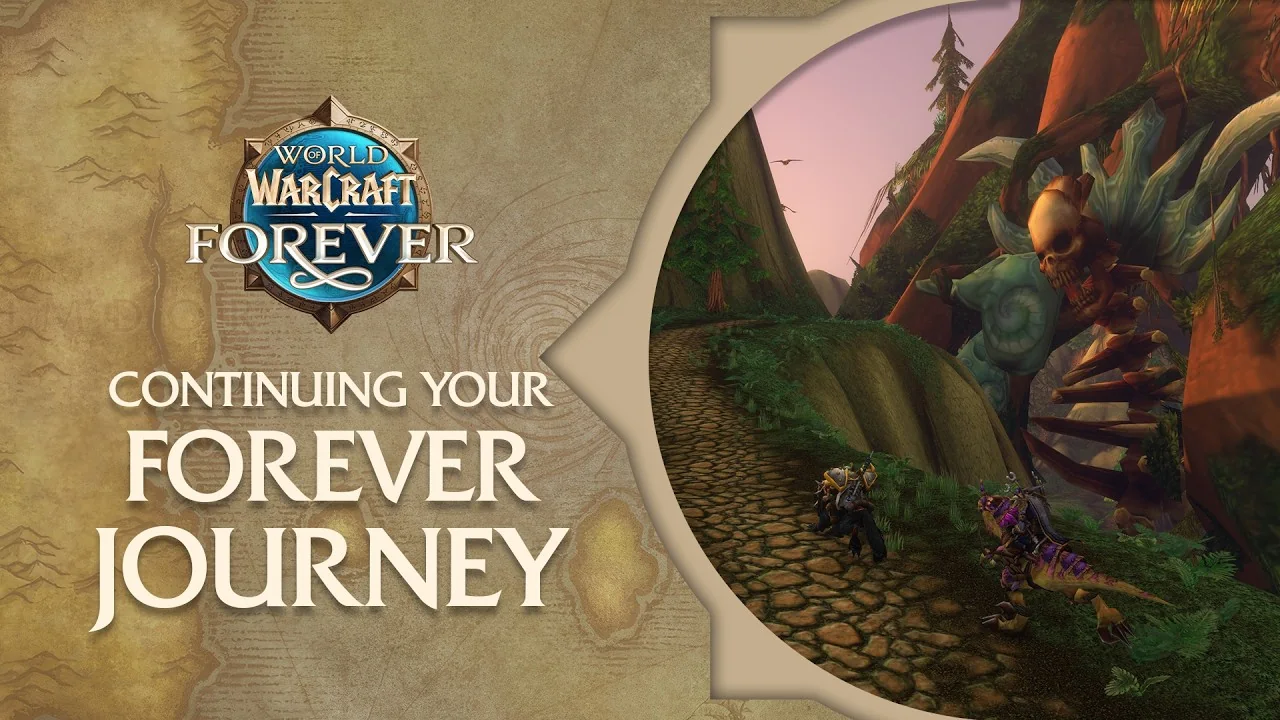 Blizzards Vorschaubild für sein Video World of Warcraft: Forever leveling zones