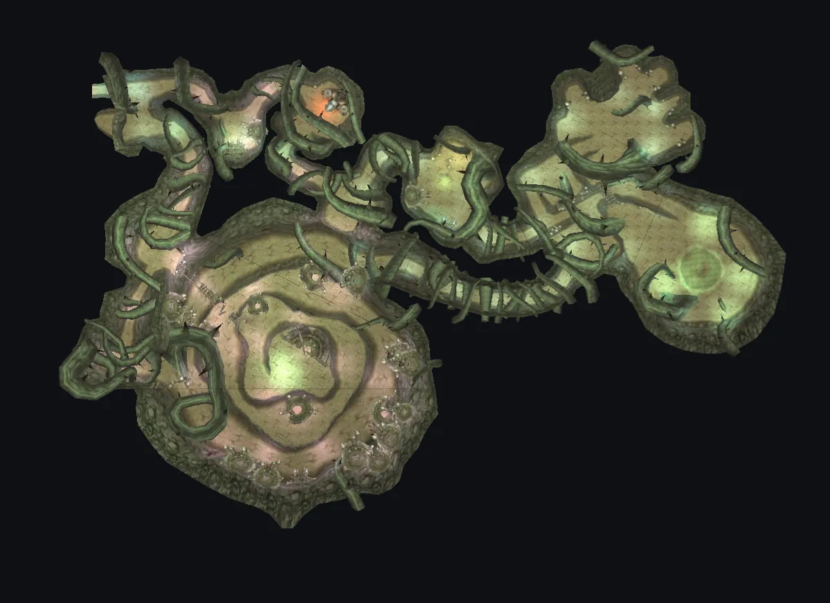 Razorfen Downs map: Part 1: Mordresh Fire Eye, Ragglesnout ...