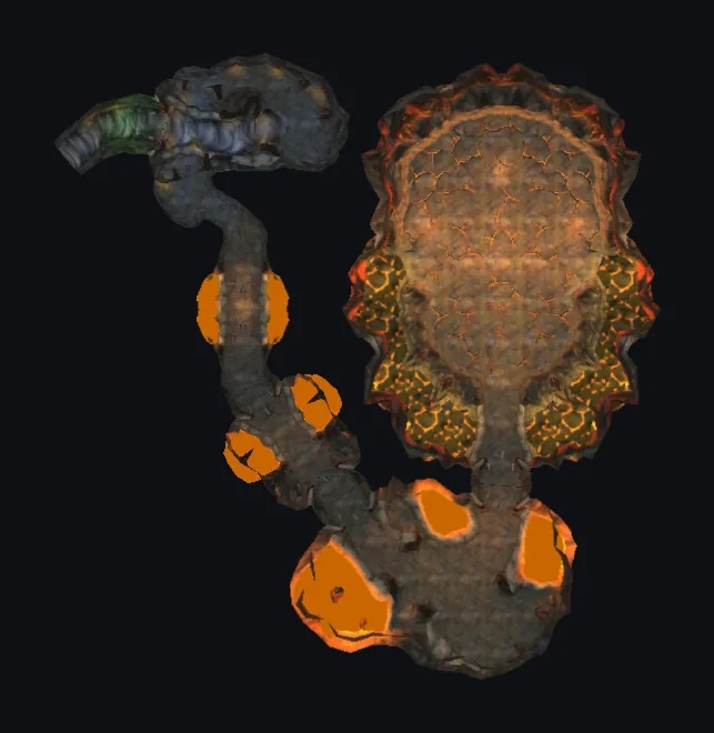 Onyxia's Lair map: Map