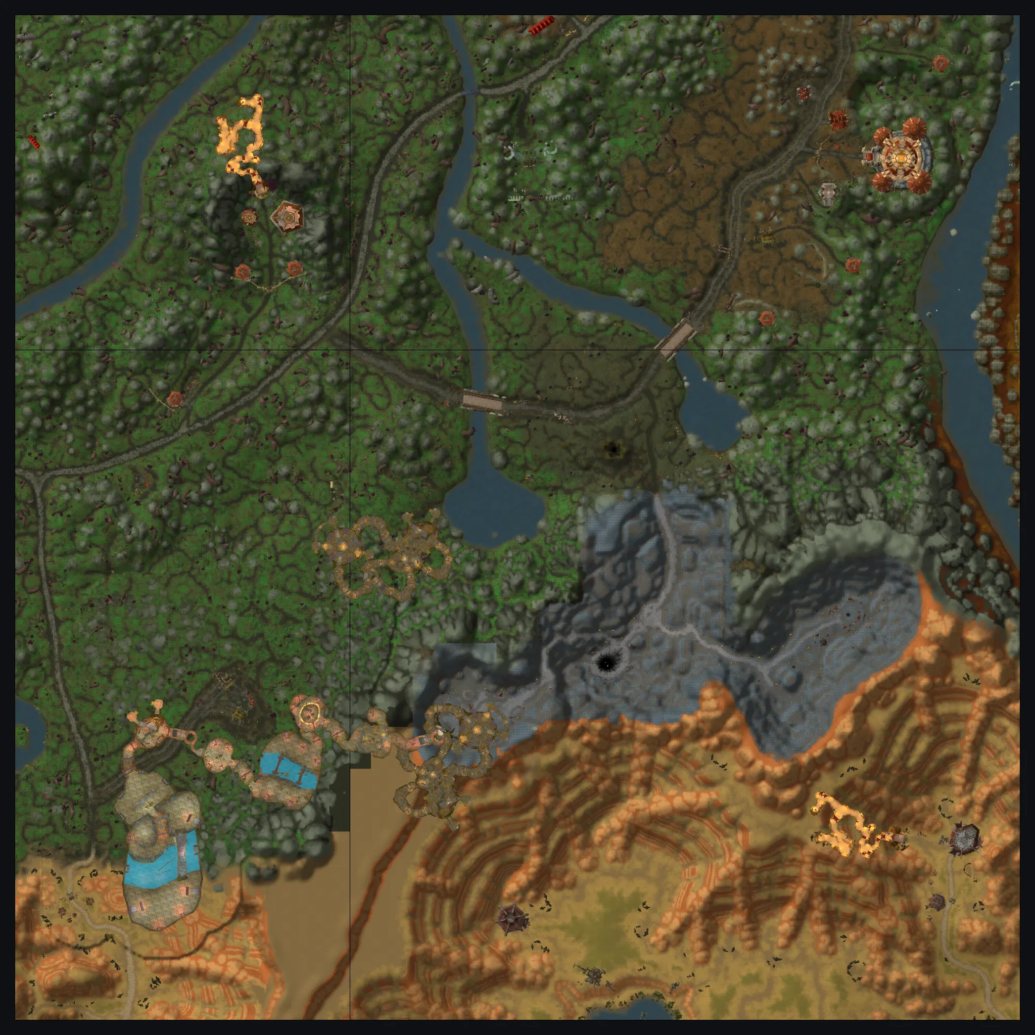 Karte Demonfall-Canyon: Map