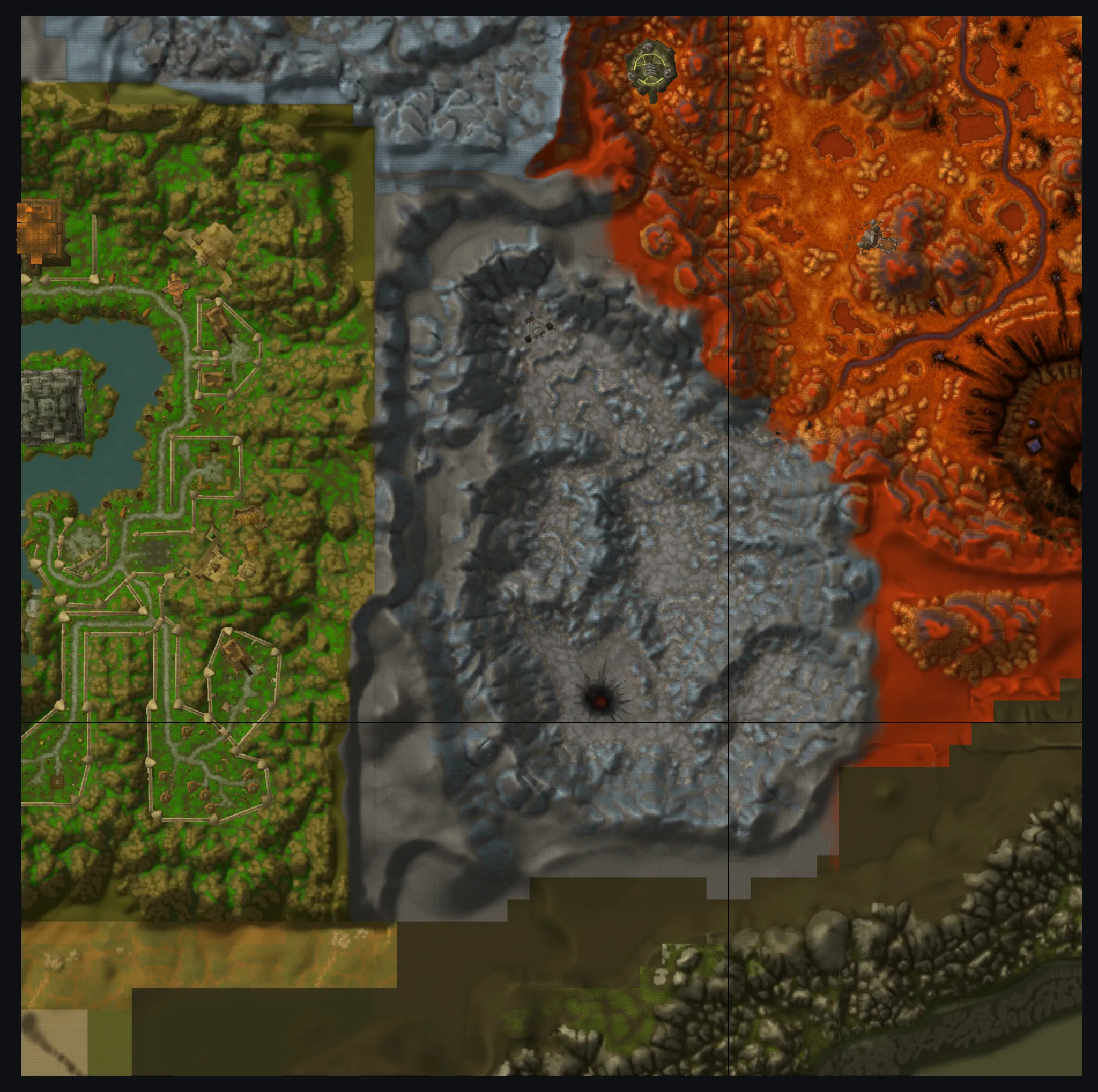 Carte de La Balafre impure : Part 1