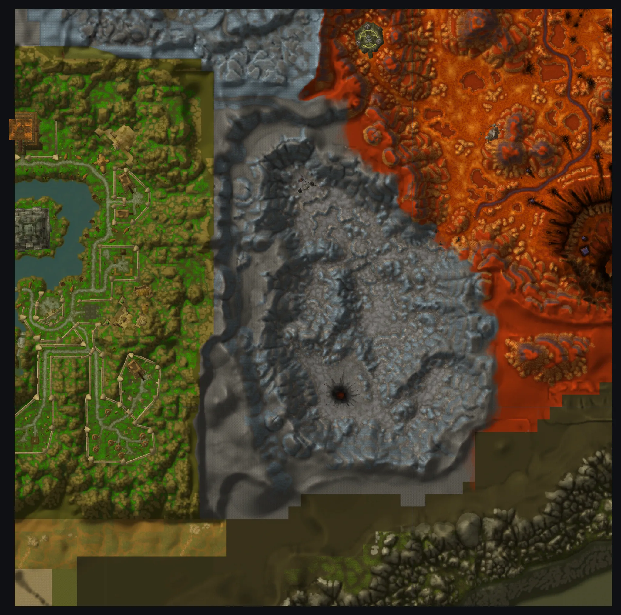 Carte de La Balafre impure : Part 2