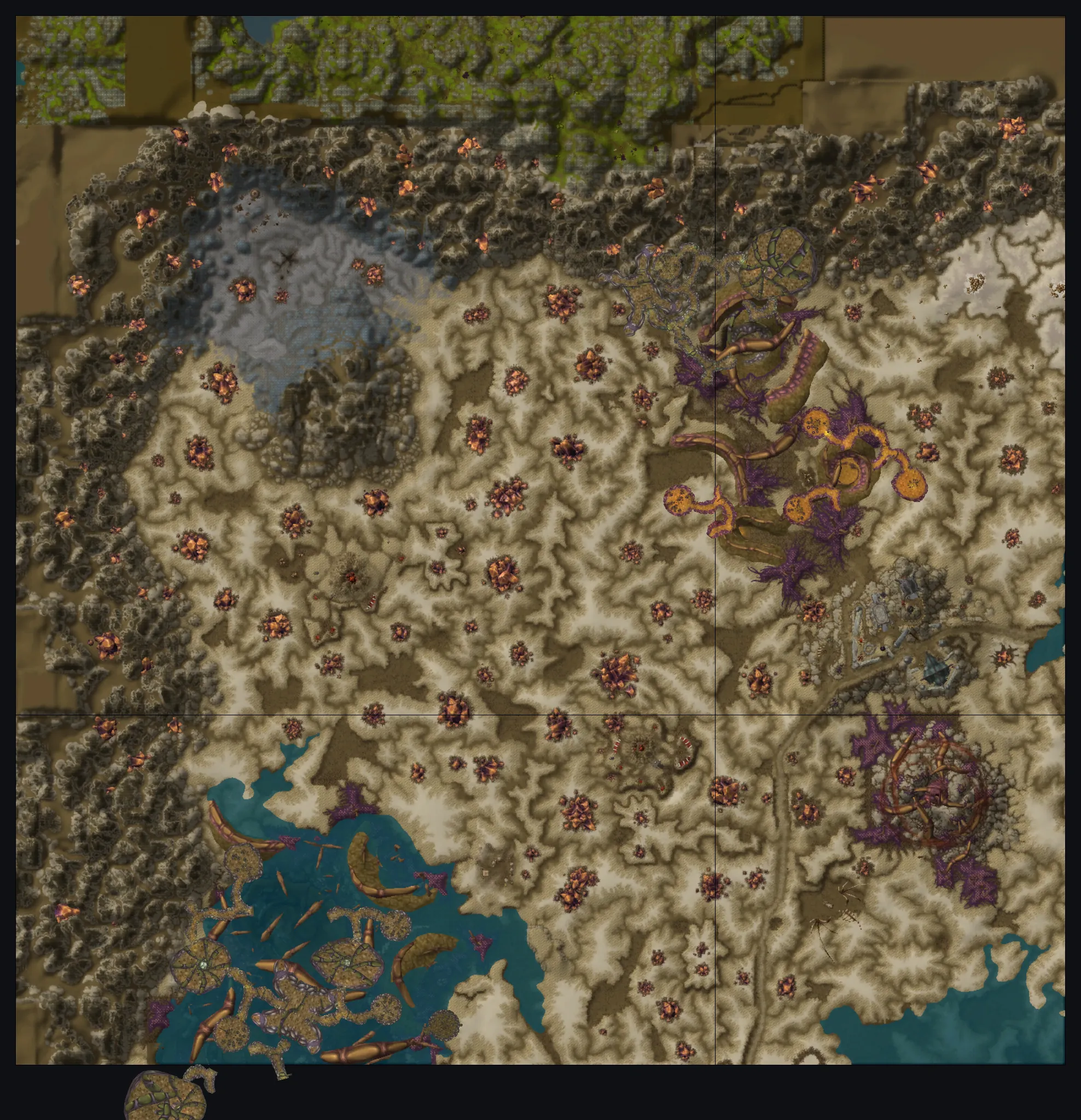 Karte Das Kristalltal: Map