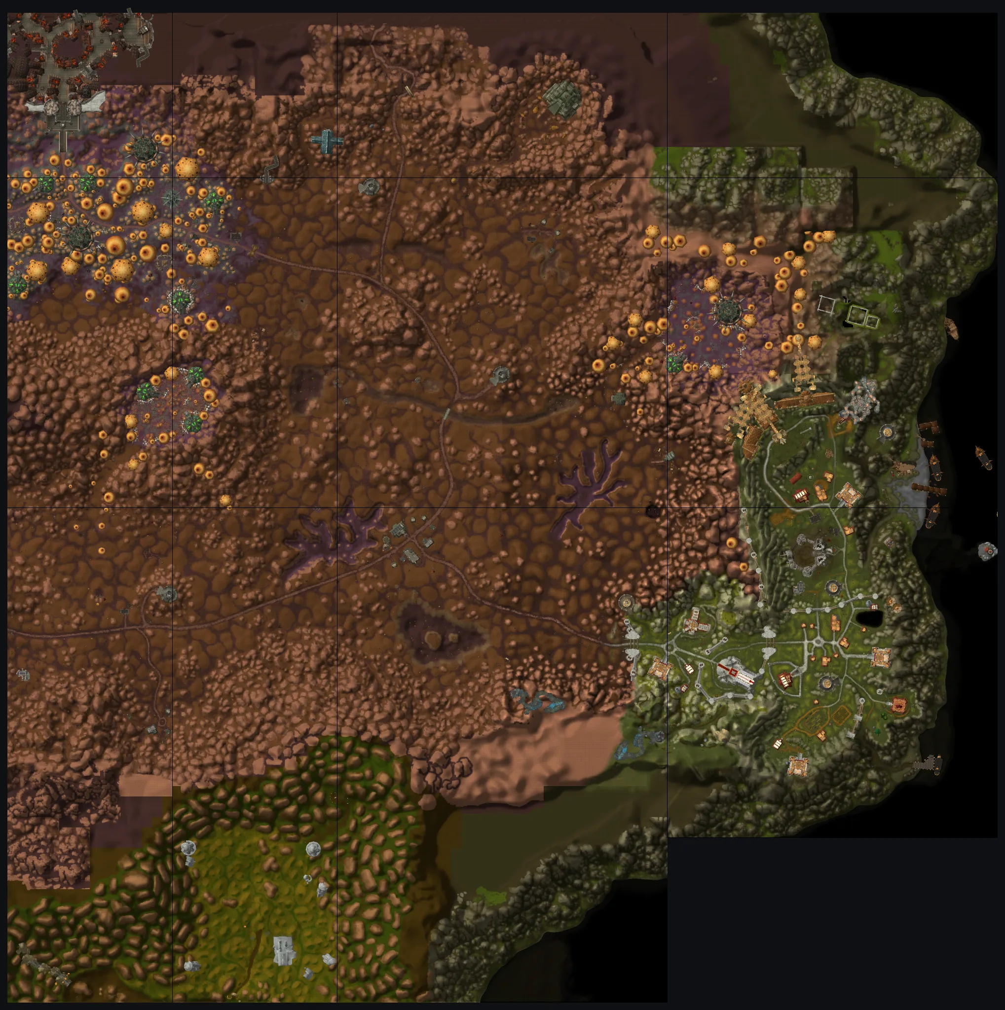 Karte Scharlachrote Enklave: Map