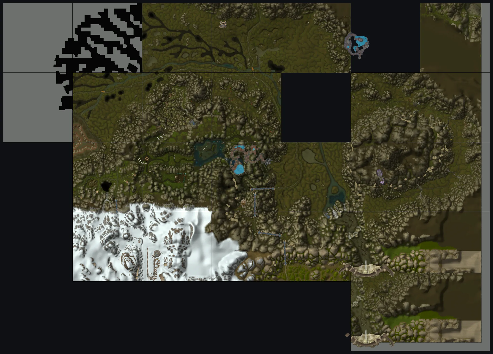 Excavation Site: Wetlands map: Map