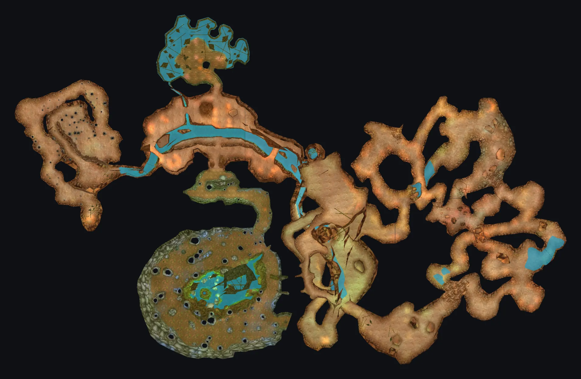 Wailing Caverns map: Map