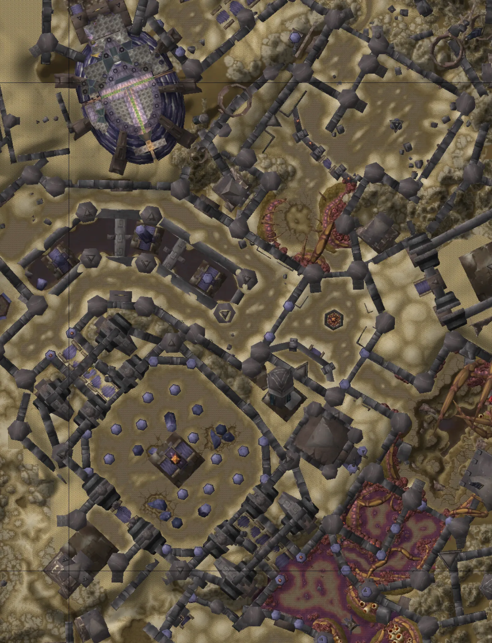 Ruins of Ahn'Qiraj map: Map