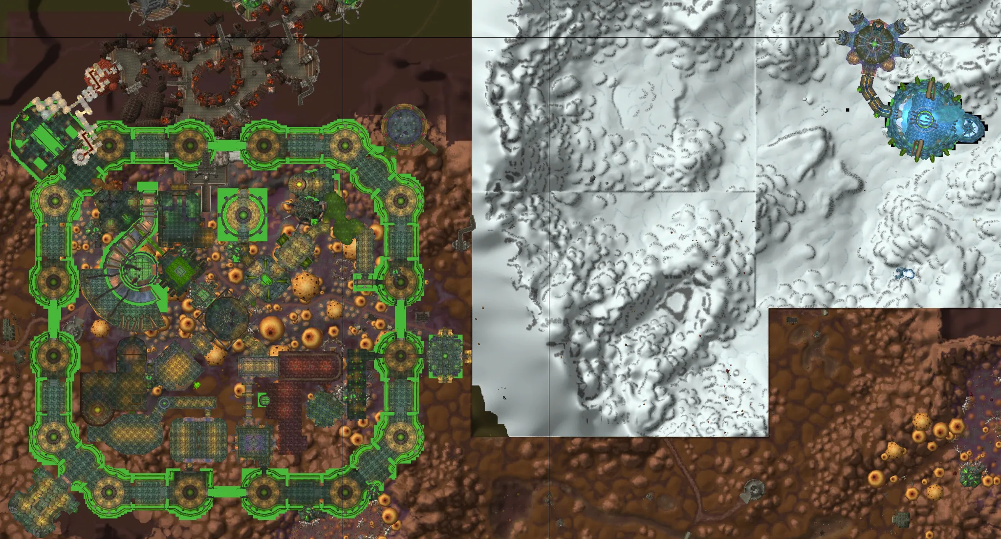 Naxxramas map: Part 1: Anub'Rekhan, Grand Widow Faerlina ...