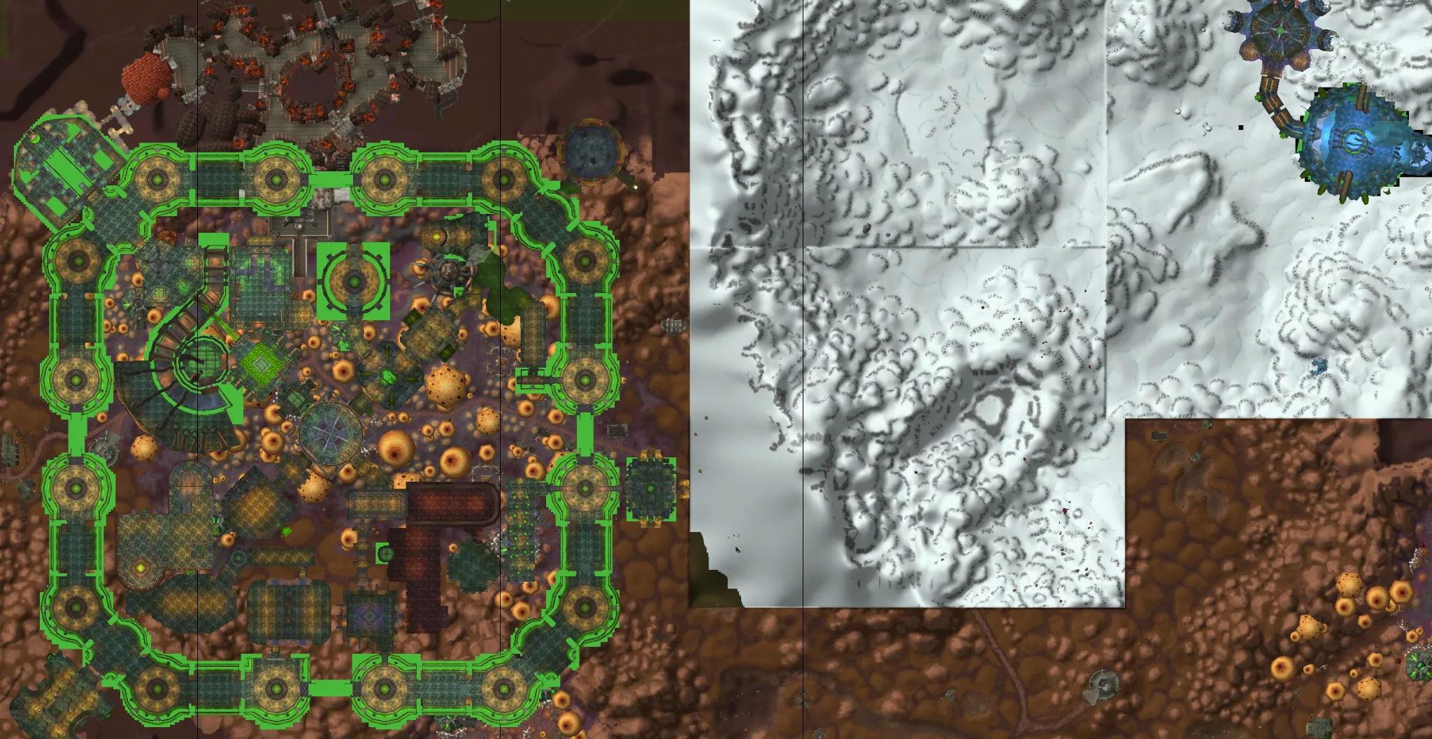 Naxxramas map: Part 2: Grobbulus, Thaddius