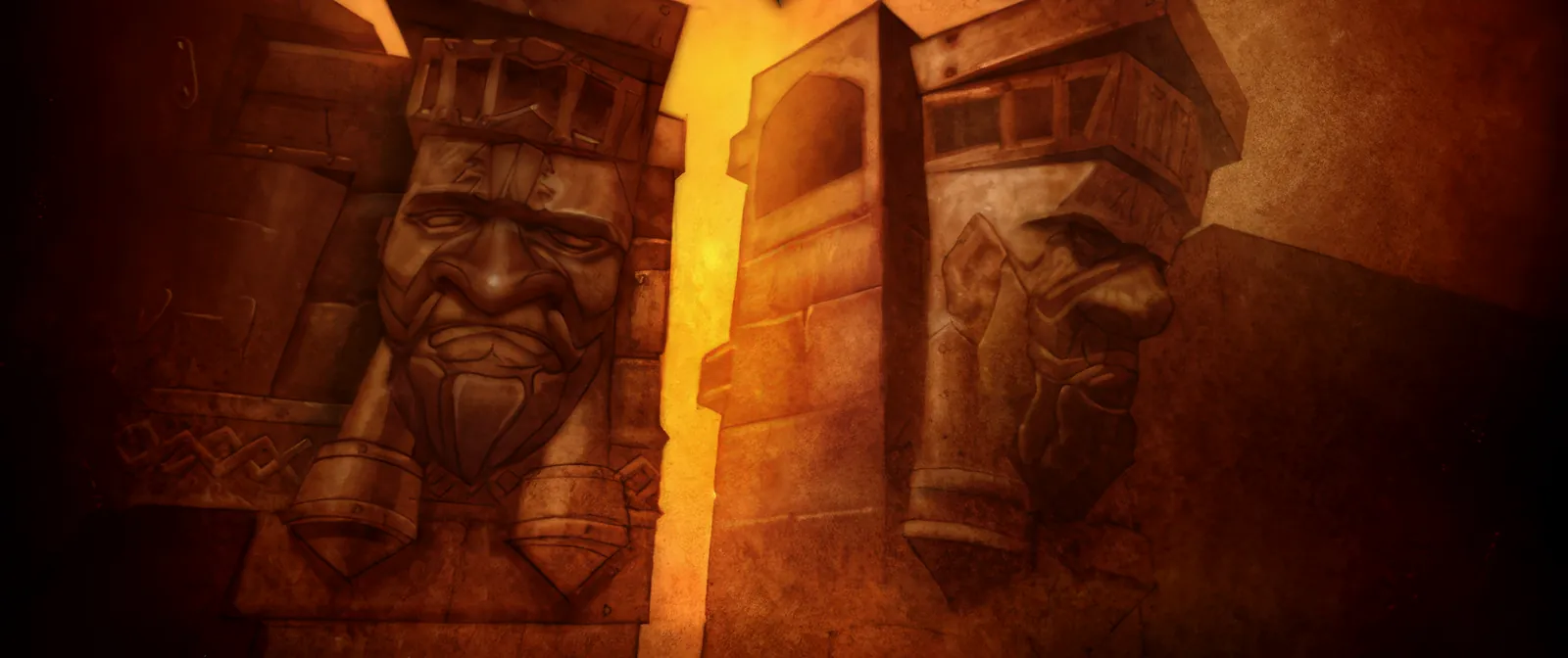 The Blackrock Depths loading screen from the WoW Forever client