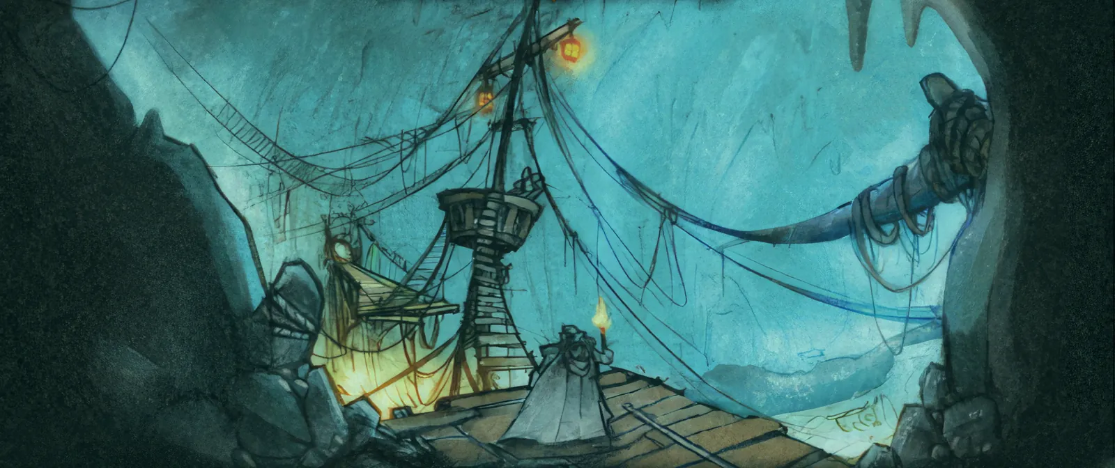 The Deadmines loading screen from the WoW Forever client