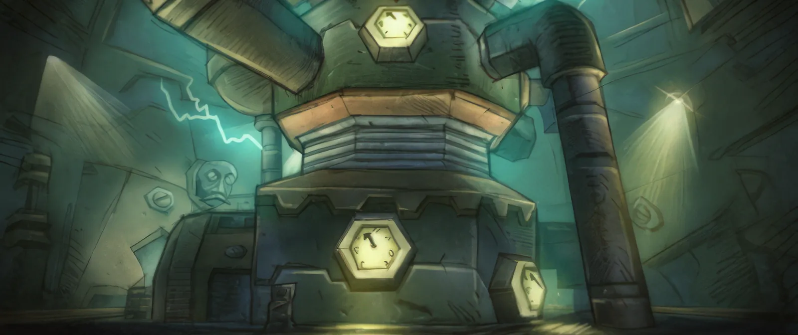 The Gnomeregan loading screen from the WoW Forever client
