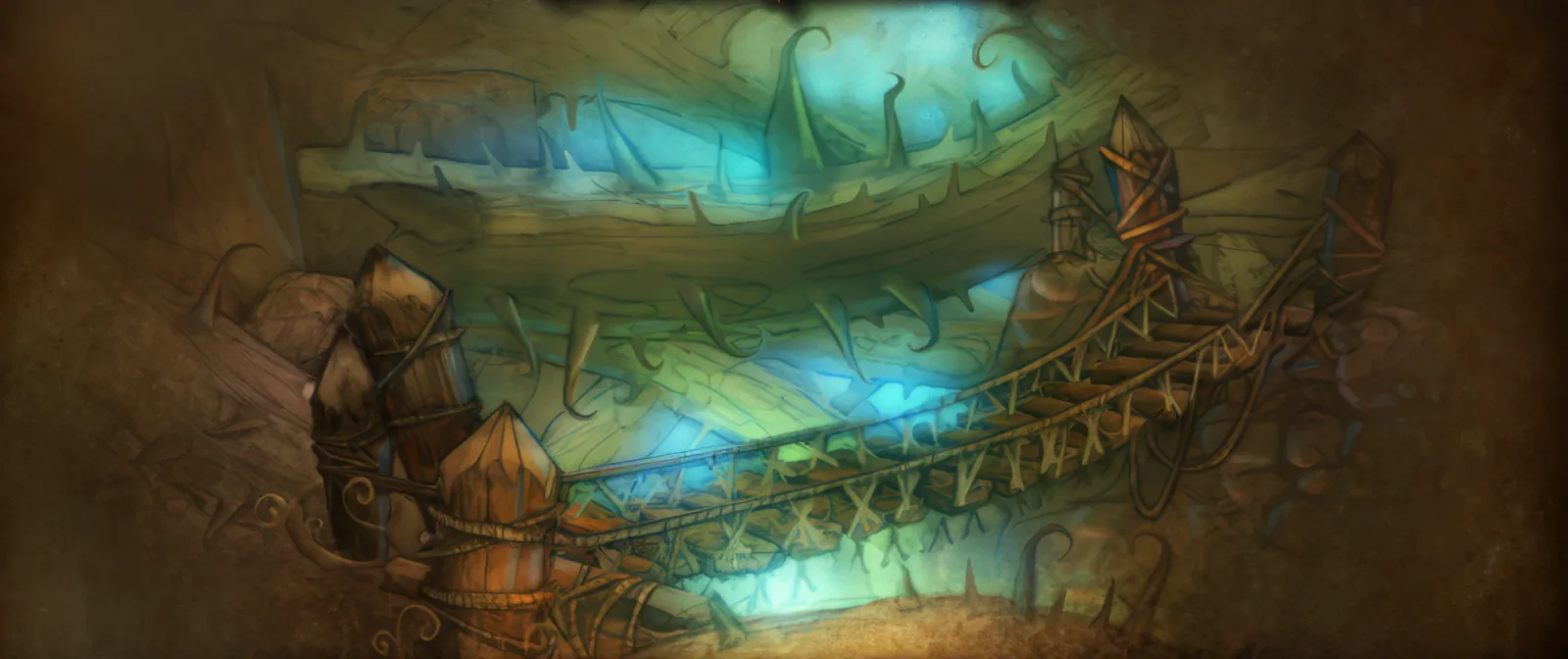 Der Ladebildschirm von Kral von Razorfen aus dem WoW-Forever-Client