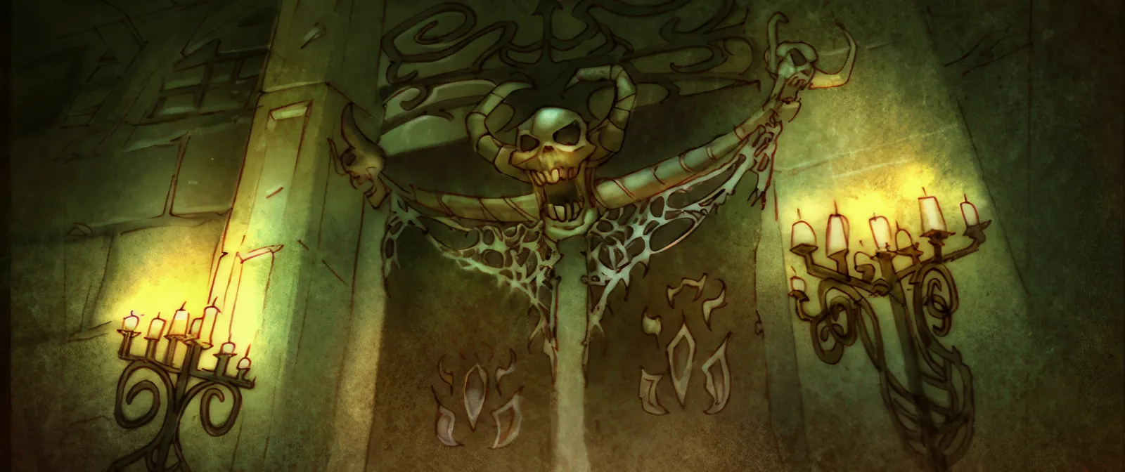 Der Ladebildschirm von Scholomance aus dem WoW-Forever-Client
