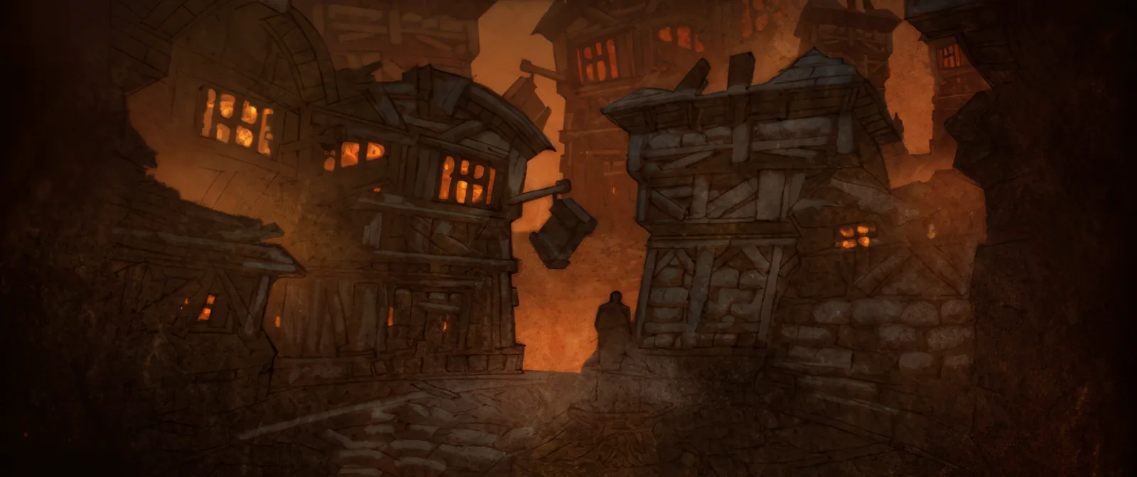 The Stratholme loading screen from the WoW Forever client