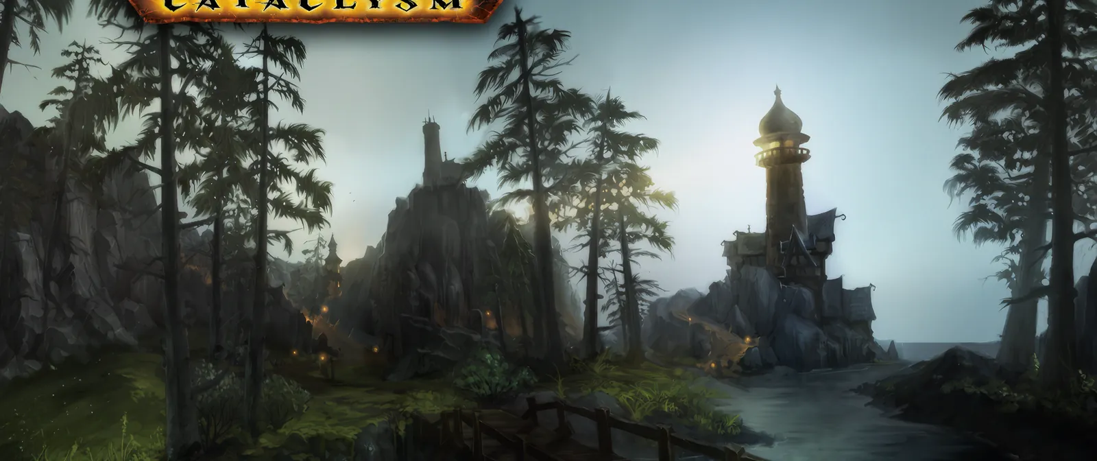 The Battle for Gilneas loading screen from the WoW Forever client