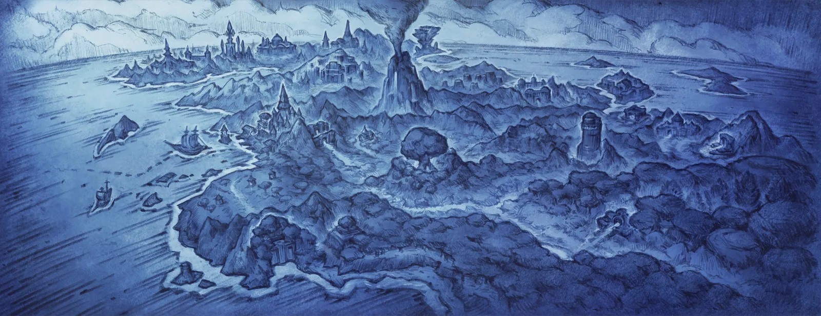 The Eastern Kingdoms loading screen from the WoW Forever client