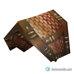 Barbaric Iron Shoulders, rendered from the Forever client