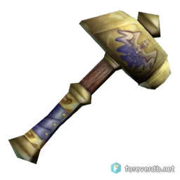 Masterwork Stormhammer, rendered from the Forever client