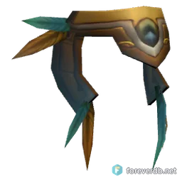 Nimar's Tribal Headdress, rendered from the Forever client