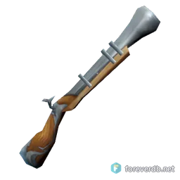 Dwarven Fishing Pole, rendered from the Forever client