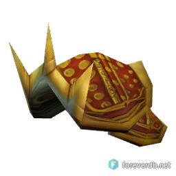 Blood Guard's Inscribed Shoulder Pads, rendered from the Forever client