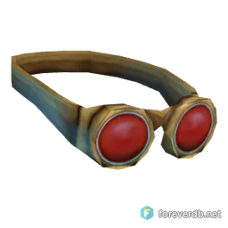 Fire Goggles, rendered from the Forever client