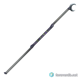 Crescent Staff, rendered from the Forever client