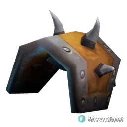 Chieftain's Shoulders, rendered from the Forever client