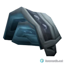 Righteous Spaulders, rendered from the Forever client