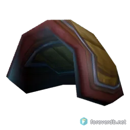 Emblazoned Shoulders, rendered from the Forever client