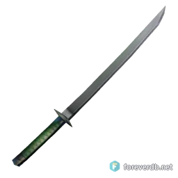 Reforged Blade of Heroes, rendered from the Forever client