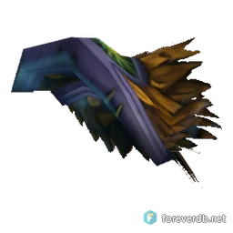 Ironfeather Shoulders, rendered from the Forever client