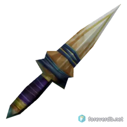 Pristine Orcish Dagger, rendered from the Forever client