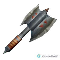 Callous Axe, rendered from the Forever client
