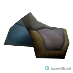 Crochet Shoulderpads, rendered from the Forever client
