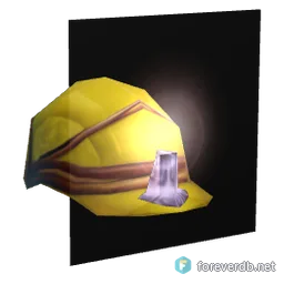 Goblin Construction Helmet, rendered from the Forever client