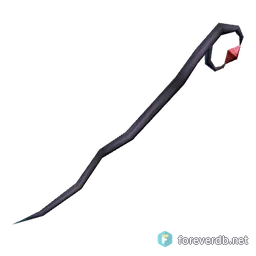 Staff of the Shade, rendered from the Forever client