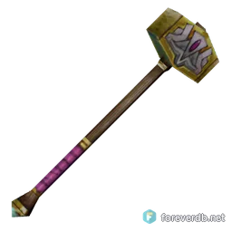 Golden Iron Destroyer, rendered from the Forever client