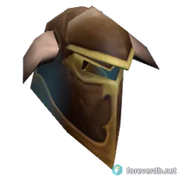 Brutish Helmet, rendered from the Forever client