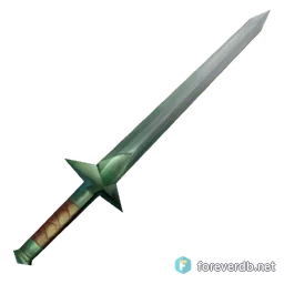 Stock Shortsword, rendered from the Forever client