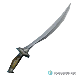 Short Cutlass, rendered from the Forever client