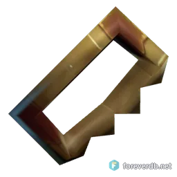 Left-Handed Brass Knuckles, rendered from the Forever client