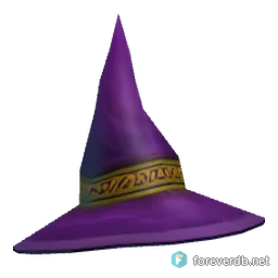 Regal Wizard Hat, rendered from the Forever client