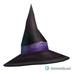 Dread Mage Hat, rendered from the Forever client