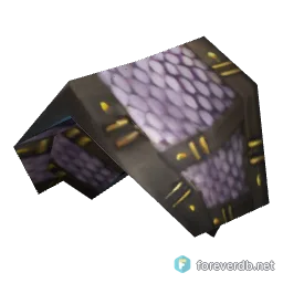 Mithril Plate Shoulders, rendered from the Forever client